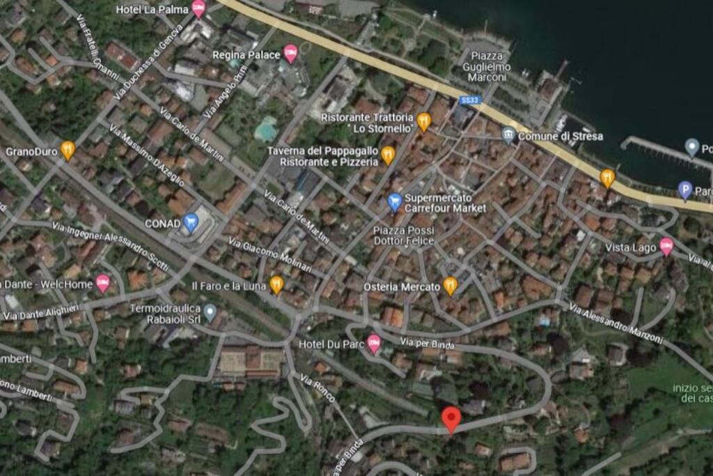 La Finestra Sul Lago - In Villa Con Vista E Posto Auto Coperto Stresa Luaran gambar